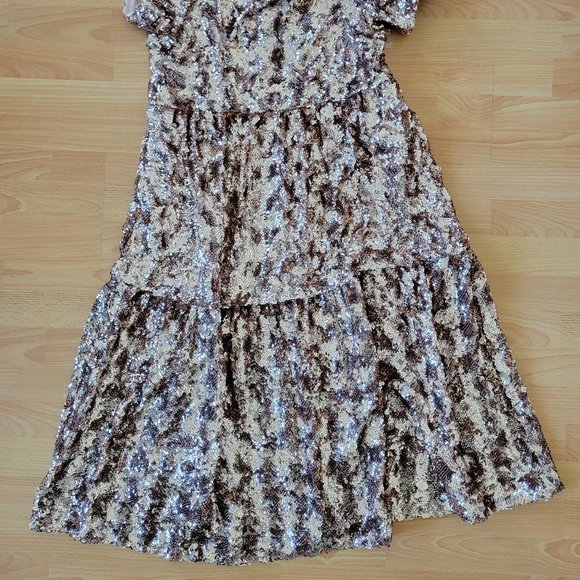 Bernadette Sequin Anthropologie Dress - Picture 2 of 5